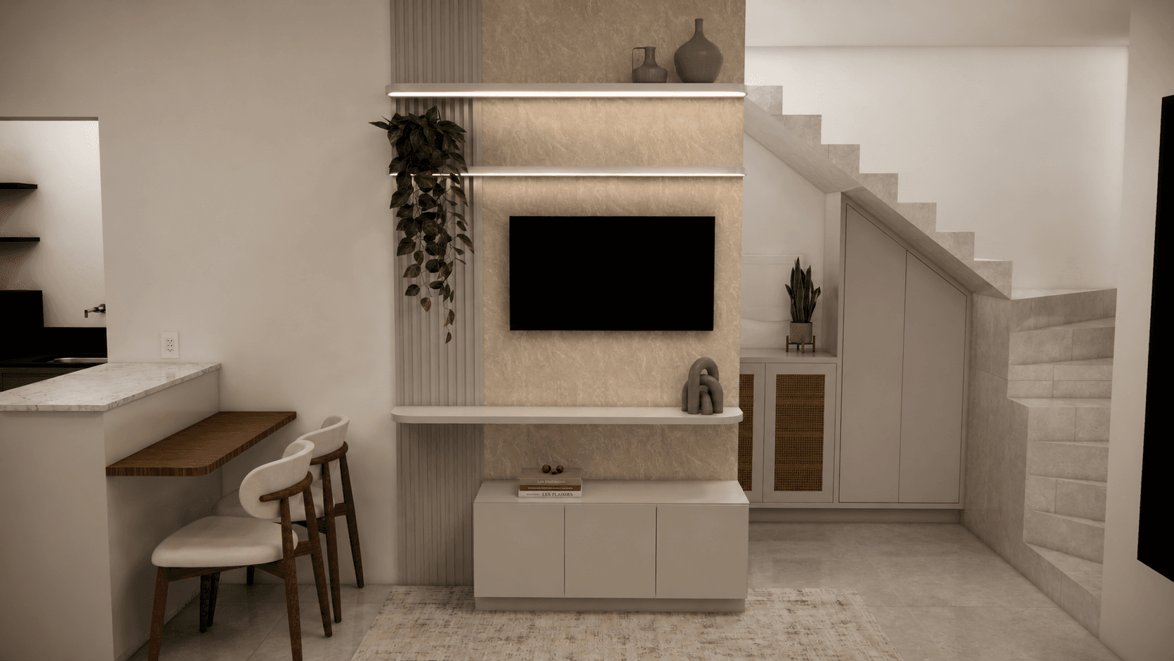 Ambiente projetado por Rafaela Helena Arquitetura
